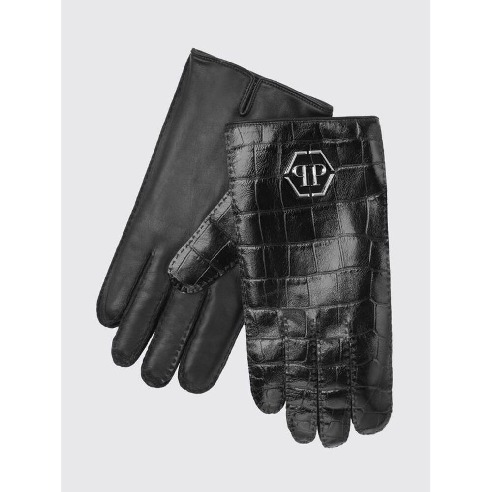 Philipp Plein Gloves Men Black